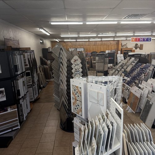 The showroom at CarpetsPlus ColorTile of Winnsboro, Texas