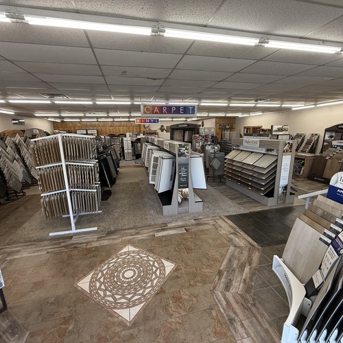 The showroom at CarpetsPlus ColorTile of Winnsboro, Texas