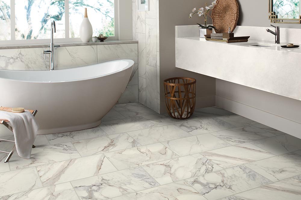 Bathroom Porcelain Marble Tile - CarpetsPlus COLORTILE of Winnsboro in Winnsboro, TX